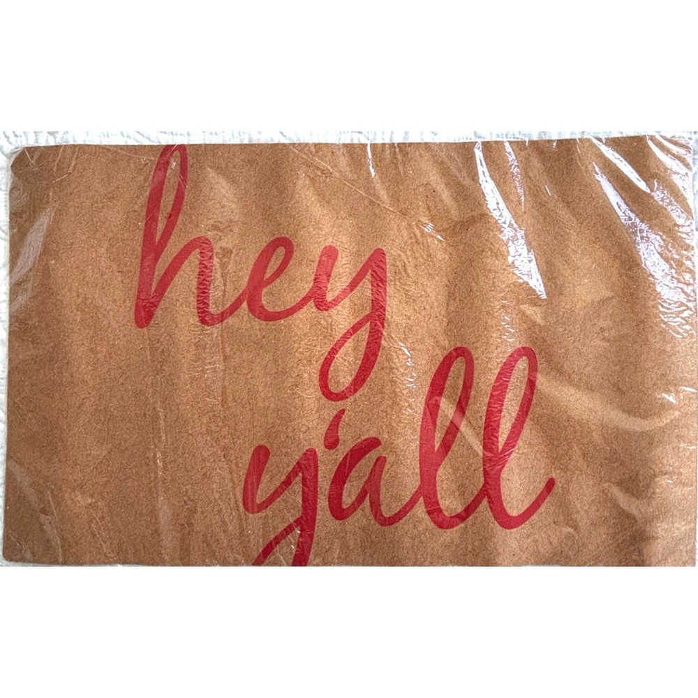 🆕 Multi-Purpose Tan Feeding Mat for Pet Bowl, Placemat, Desk Mat Hey Y’all NWOT